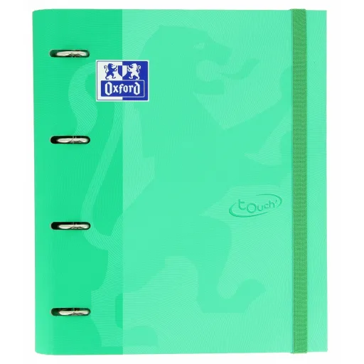 Pasta com Argolas Oxford Touch Europeanbinder Menta A4 A4+