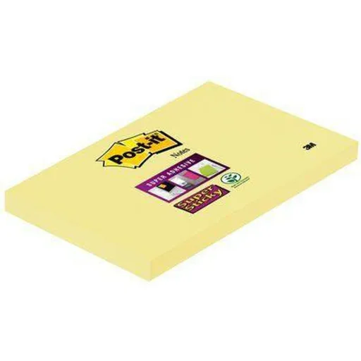 Notas Adesivas Post-it CANARY YELLOW 7,6 X 12,7 cm Amarelo (76 x 127 mm) (12 Unidades)