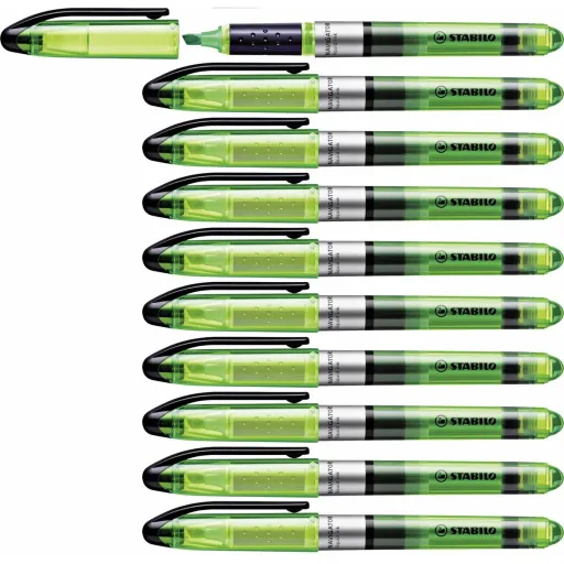 Marcador Fluorescente Stabilo Navigator Verde 10 Peças (1 Unidade)