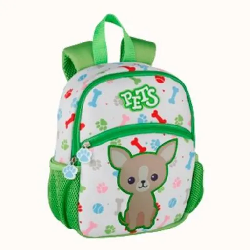 Mochila Escolar Pets Chihuahua 26 x 21 x 9 cm