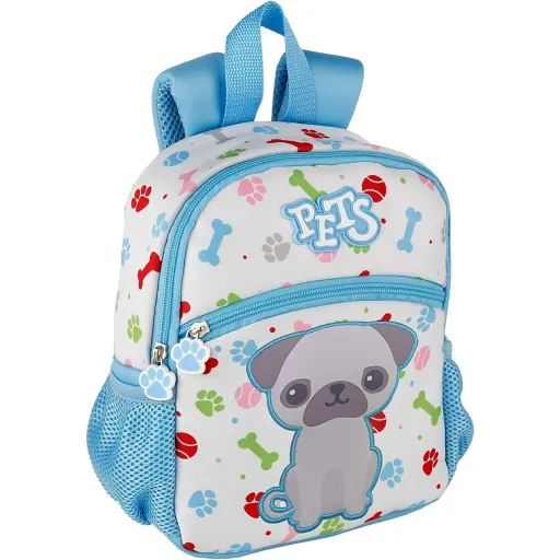 Mochila Escolar Pets Bulldog 26 x 21 x 9 cm