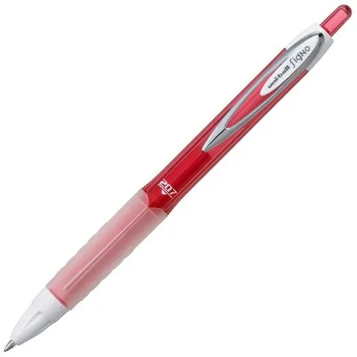 Esferográfica de Tinta Líquida Uni-Ball Rollerball Signo UM-207 Vermelho 0,4 mm (12 Peças)