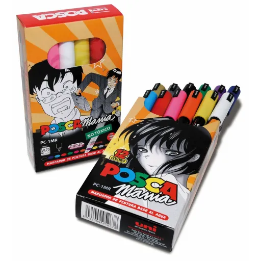 Conjunto de Marcadores Uni-Ball Posca Mania  PC-1MR Multicolor