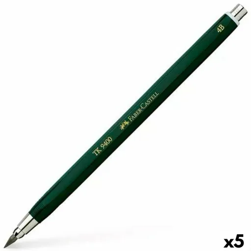 Porta-Minas Faber-Castell Tk 9400 3 Verde (5 Unidades)