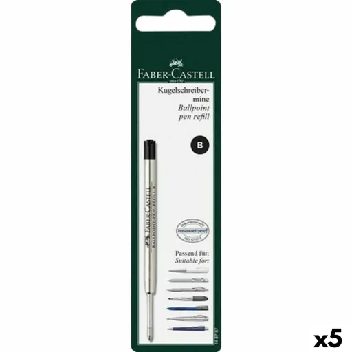 Peças Sobresselentes Faber-Castell Caneta Preto (5 Unidades)