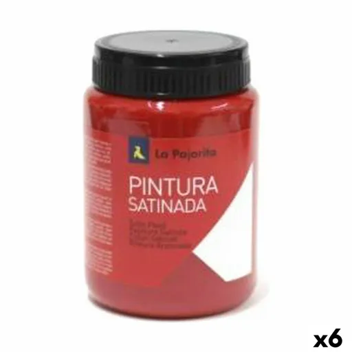 Têmpera La Pajarita L-07 Vermilion 6 Peças Vermelho Escolar Acetinado