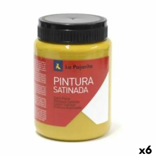 Têmpera La Pajarita L-03 Oxide 6 Peças Acetinado Escolar Amarelo