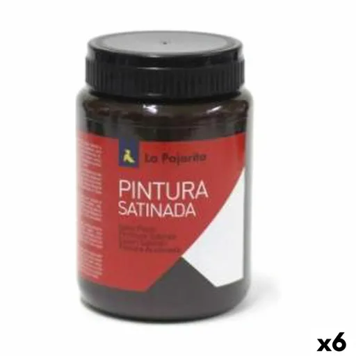 Têmpera La Pajarita L-10 6 Peças Acetinado Escolar Castanho