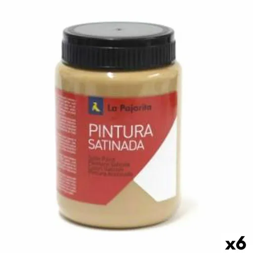 Têmpera La Pajarita Siena L-05 6 Peças Acetinado Amarelo Escolar