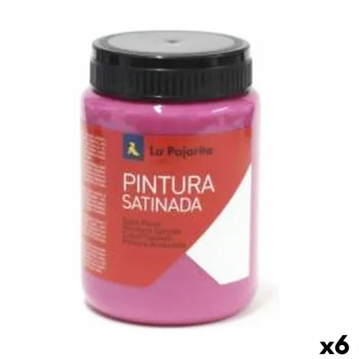 Têmpera La Pajarita L-24 6 Peças Magenta Escolar Acetinado