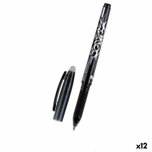 Caneta MP Preto Tinta Apagável 0,7 mm (12 Unidades)