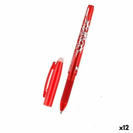 Caneta MP Vermelho Tinta Apagável 0,7 mm (12 Unidades)