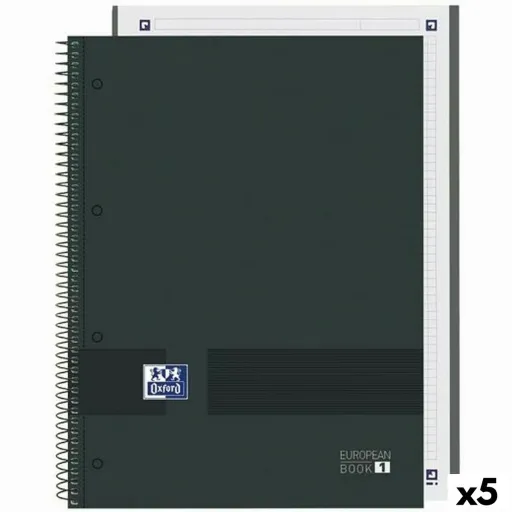 Caderno Oxford European Book Write&Erase Preto A4 (5 Unidades)