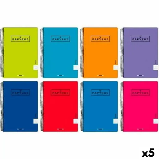 Caderno Papyrus 80 Folhas Quarto (5 Unidades)