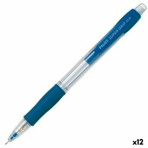 Porta-Minas Pilot Super Grip Azul 0,5 mm (12 Unidades)