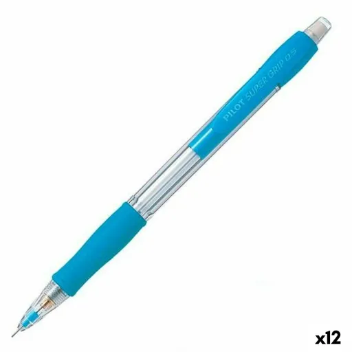 Porta-Minas Pilot Super Grip Azul 0,5 mm (12 Unidades)