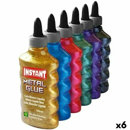 Cola Instantânea INSTANT Metal Glue 180 ml 6 Peças Multicolor