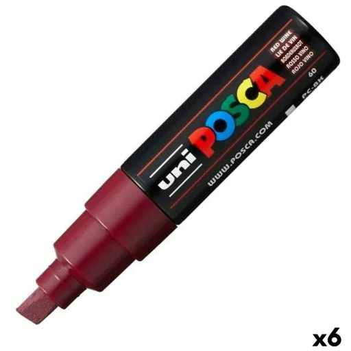 Rotuladores POSCA PC-8K Grená 6 Unidades