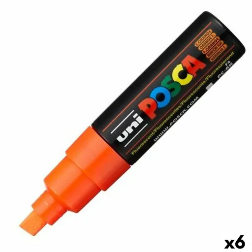 Rotuladores POSCA PC-8K Laranja 6 Unidades