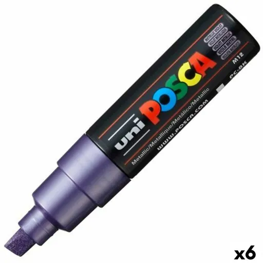 Marcador POSCA PC-8K Violeta (6 Unidades)