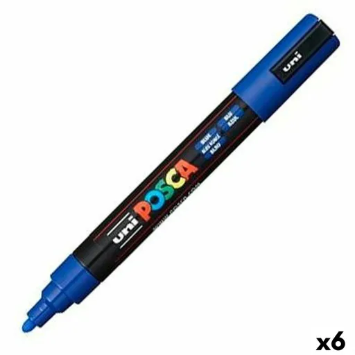 Rotuladores POSCA PC-5M Azul (6 Unidades)