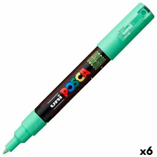 Rotulador POSCA PC-1M Verde Claro (6 Unidades)