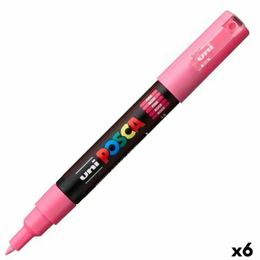 Marcador POSCA PC-1M Cor de Rosa (6 Unidades)