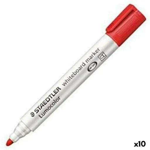 Rotuladores Staedtler Lumocolor 351-2 Ardósia Branca Branco Vermelho (10 Unidades) (1 Unidade)