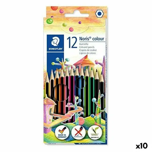 Conjunto de Lápis Staedtler Noris Colour Wopex Multicolor (10 Unidades)