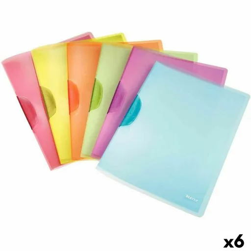 Dossier Leitz ColorClip Rainbow Multicolor A4 (6 Unidades)