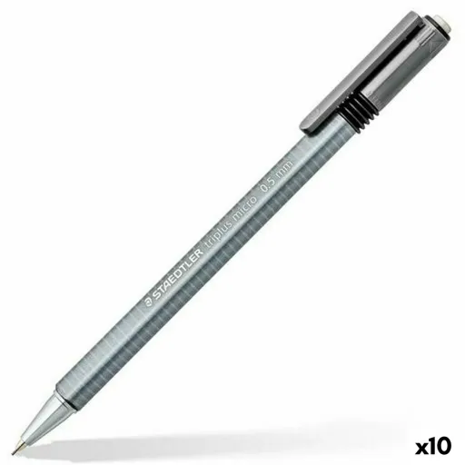 Porta-Minas Staedtler Triplus Micro 774 Cinzento 0,5 mm (3 Peças) (10 Unidades)