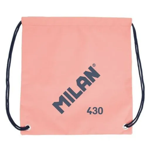 Saco Mochila com Cordas Milan Since 1918 Cor de Rosa 42 x 34 x 0,7 cm