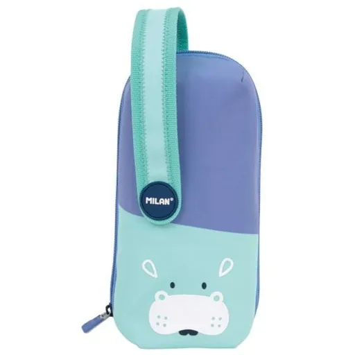 Bolsa Escolar Milan Animals Azul 22,5 x 11,5 x 11 cm