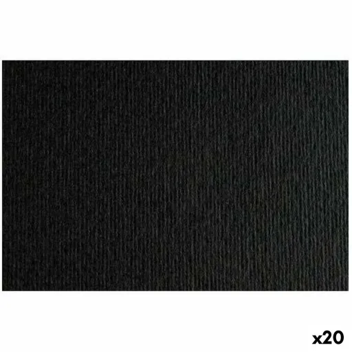 Cartolinas Sadipal LR 200 Texturada Preto 50 x 70 cm (20 Unidades)