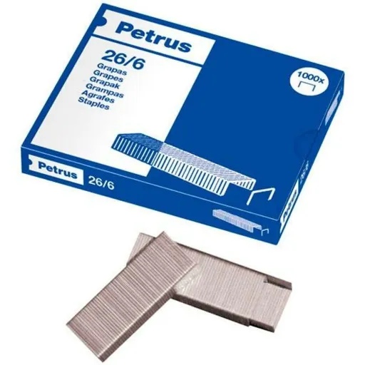 Grampos Petrus 26/6 6 mm (20 Unidades)