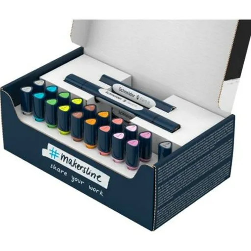 Conjunto de Canetas de Feltro Schneider PAINT-IT 040 Multicolor 27 Peças