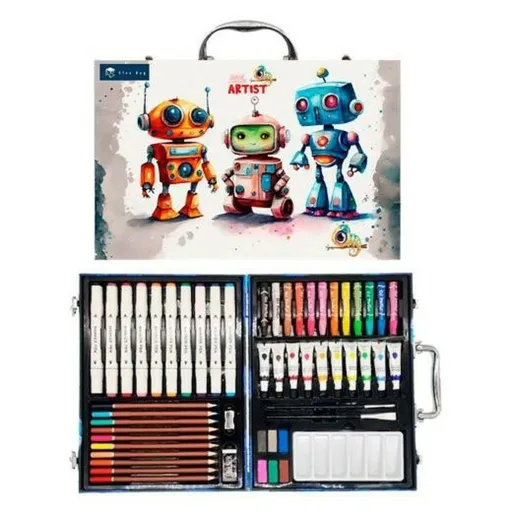 Conjunto de Pintura Roymart Robots 53 Peças Multicolor