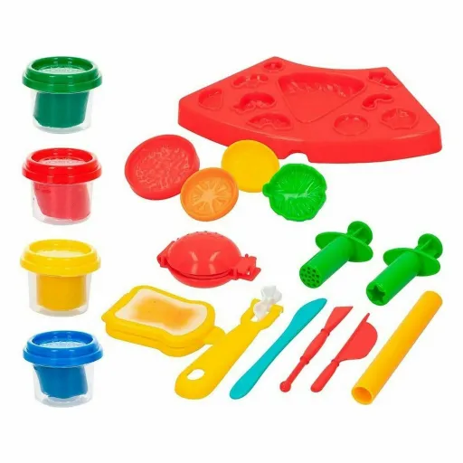 Jogo de Plasticina Colorbaby Burger & Sandwich Multicolor (19 Peças)