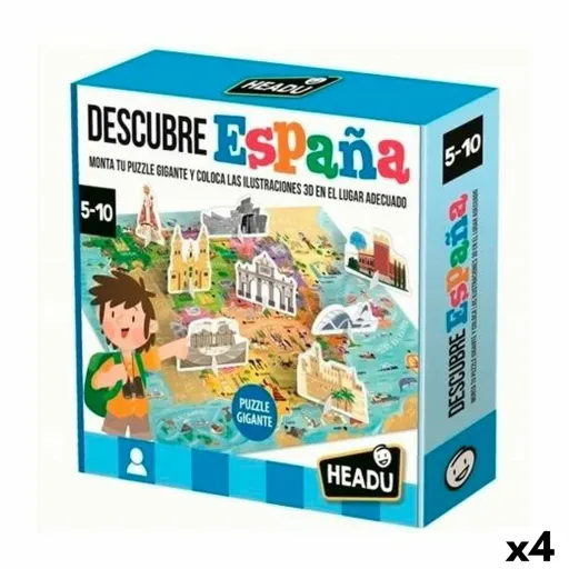 Jogo Educativo HEADU Descubre España (4 Unidades)