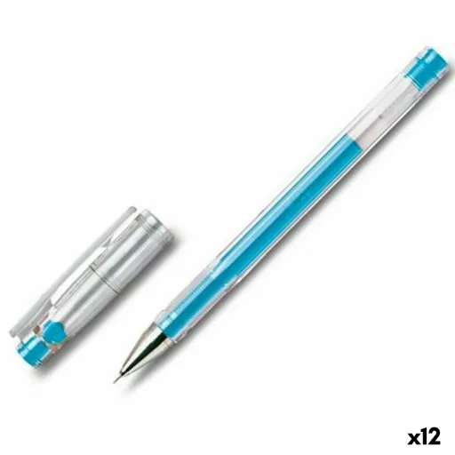 Esferográfica de Gel Pilot G-TEC C4 Azul Azul Claro 0,2 mm (12 Unidades)