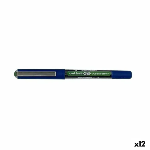 Esferográfica de Tinta Líquida Uni-Ball Eye Ocean Care 0,7 mm Verde (12 Unidades)