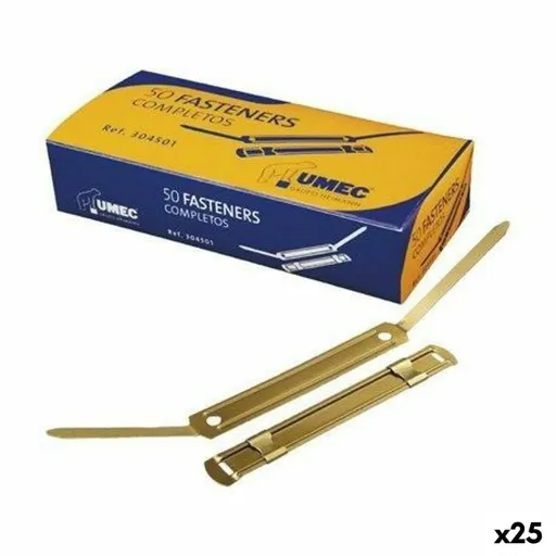 Fixador UMEC Dourado Metal (25 Unidades)