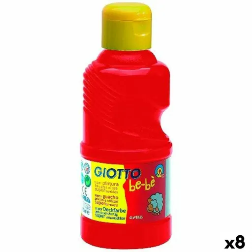 Têmpera Giotto   Vermelho 250 ml (8 Unidades)