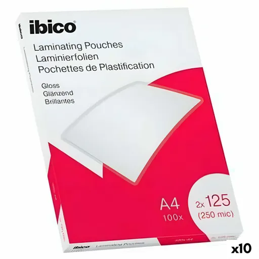 Lâminas para Plastificar Ibico A4 0,25 mm Brilho (10 Unidades)