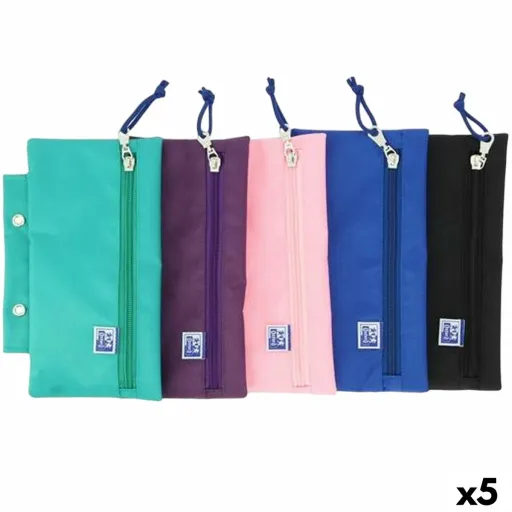 Bolsa Escolar Oxford EBinder Multicolor 22 x 13 cm (5 Unidades)