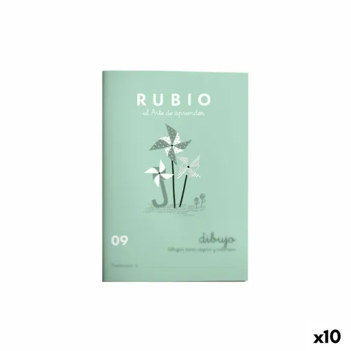 Caderno de Esboços Rubio Nº09 A5 Espanhol (10 Unidades)