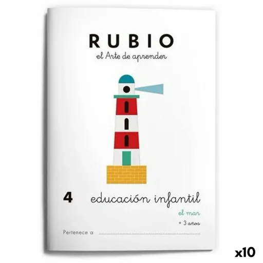 Caderno de Educação Infantil Rubio Nº4 A5 Espanhol (10 Unidades)