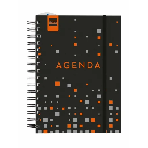 Agenda Finocam Pixel Multicolor Quarto 15,5 x 21,5 cm 2024-2025