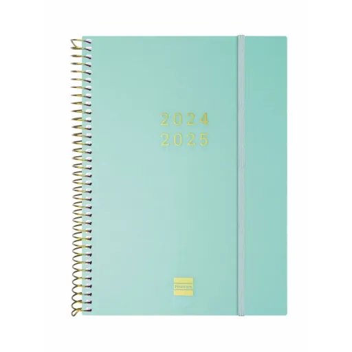 Agenda Finocam Turquesa A5 15,5 x 21,2 cm 2024-2025