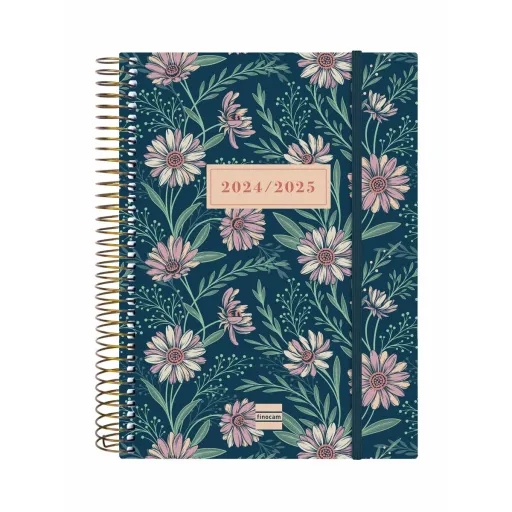 Agenda Finocam Daisy Multicolor A5 15,5 x 21,2 cm 2024-2025